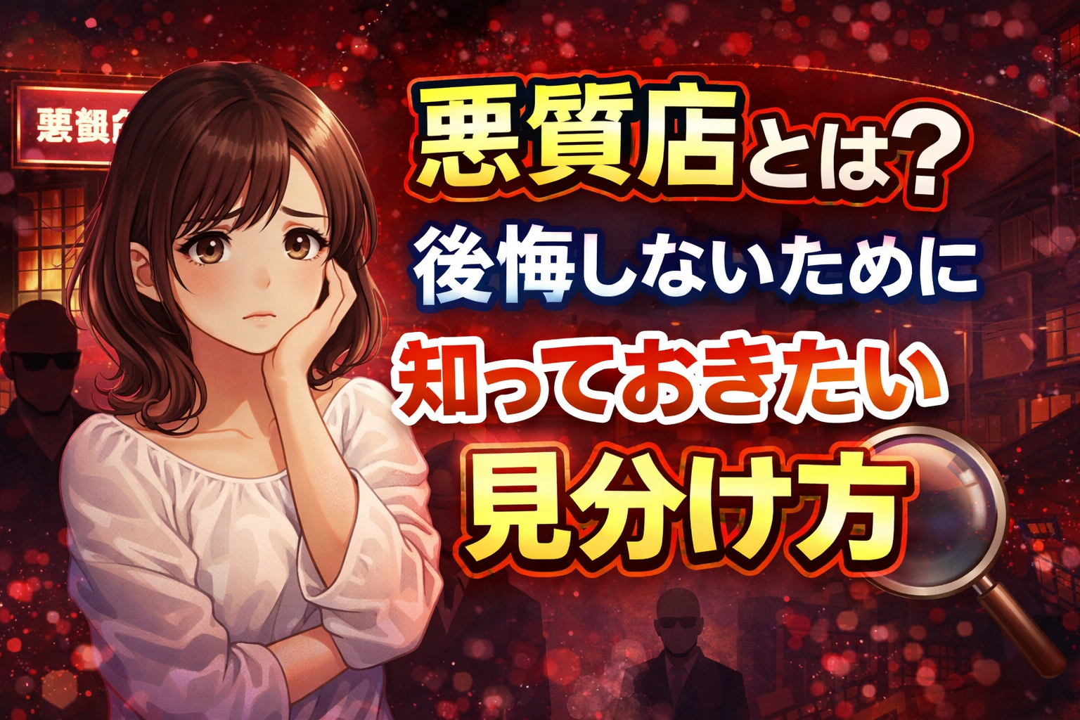 悪質店とは？後悔しないために知っておきたい見分け方
