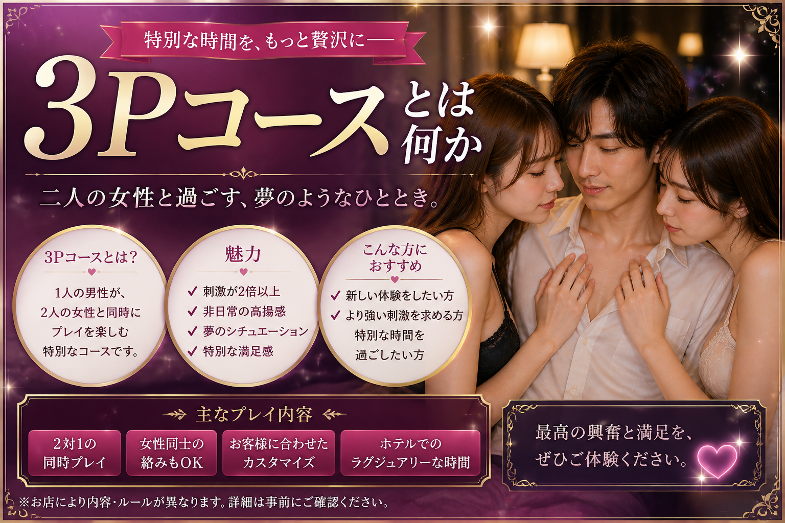 ３Pコースとは何か！